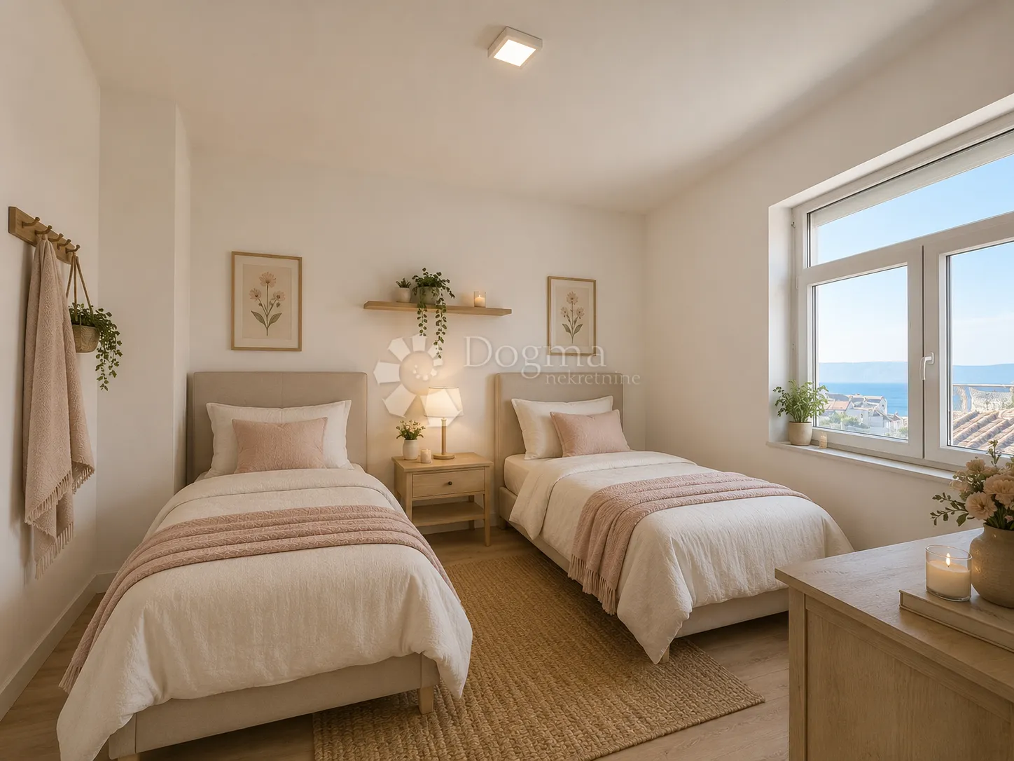 novi vinodolski - adaptiran stan 57 m² - pogled na more - slika 3