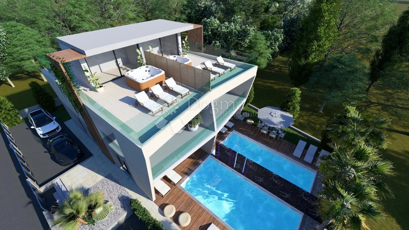 Ekskluzivna Duplex Vila S Bazenom,diklo,70 M Od Mora - Diklo, Zadar