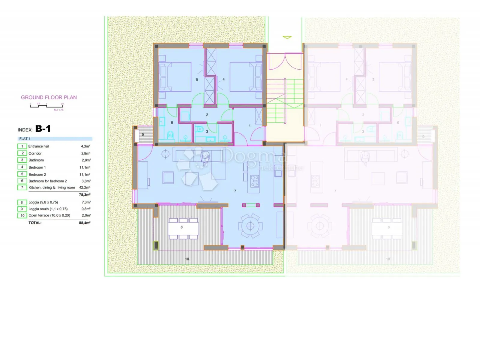 stan b1 – luksuzan stan u novogradnji s bazenom, orebić - slika 7