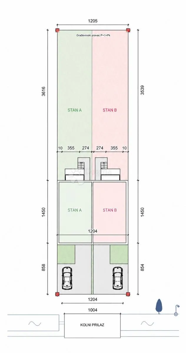 novogradnja čepin | 3 spavaće sobe i dvorište - slika 3