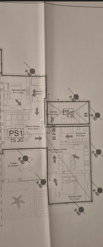 prodaje se – elegantan stan dvosoban s mogućnošću dodatnog suterena, primošten - slika 25