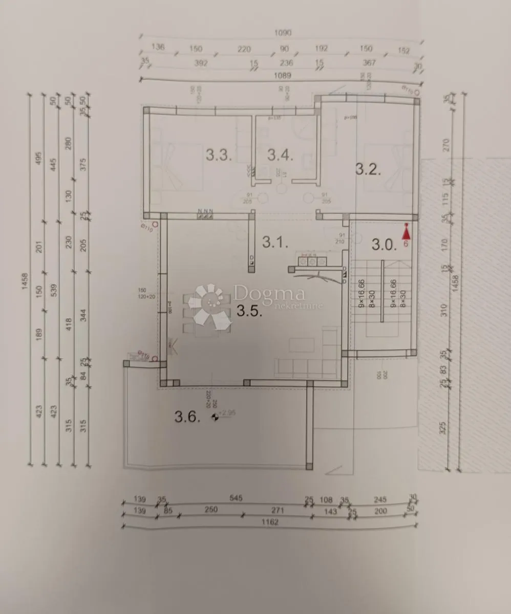 luksuzna novogradnja barbariga 350m od mora - 102 m2, 2s+db - slika 2