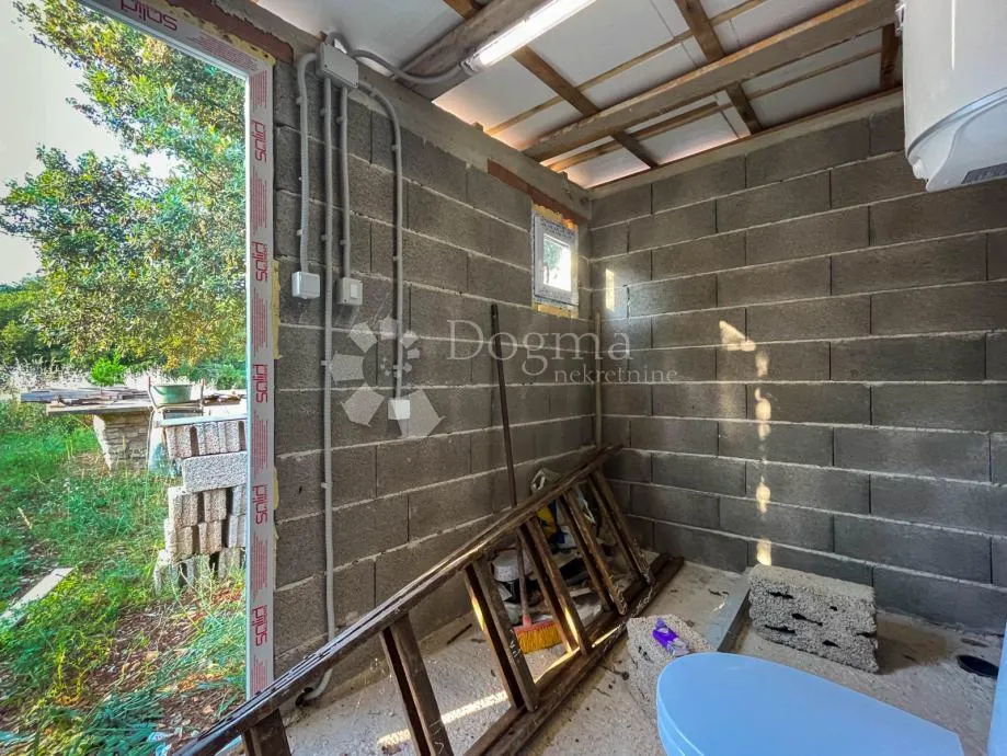 kuća, roh bau, ližnjan, pogled more - slika 17