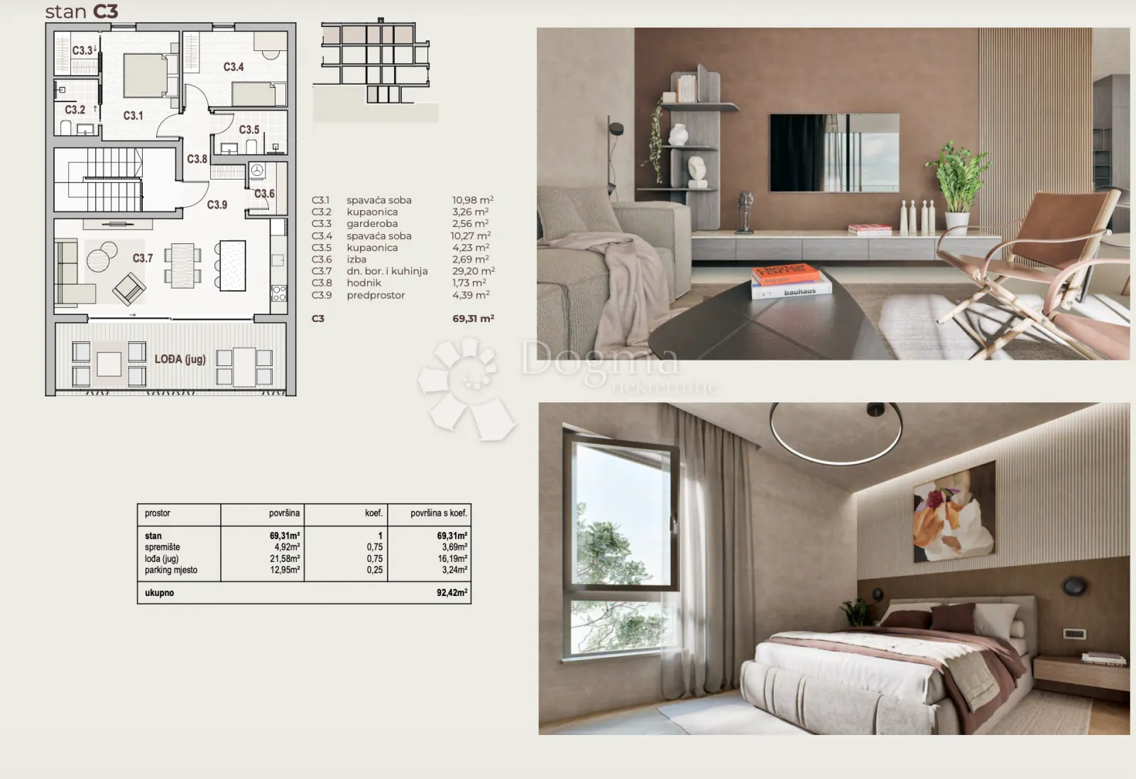 view residences c-1 30m od mora - slika 15