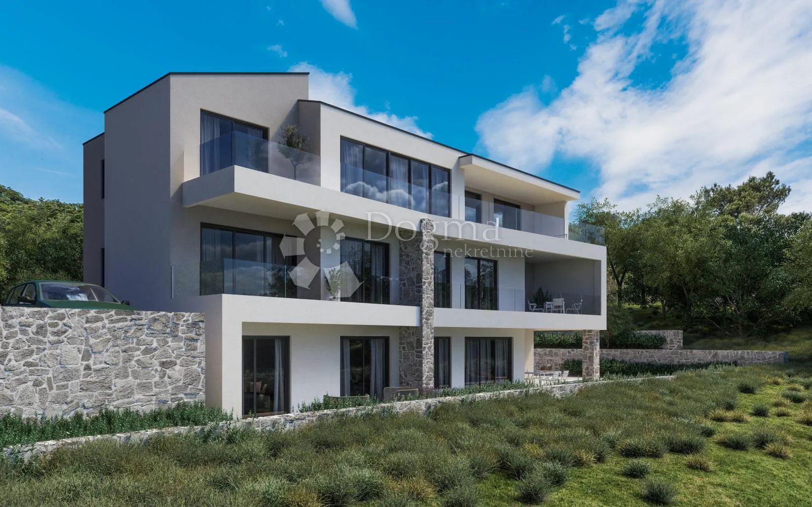 vrbnik, apartman sa bazenom 50 m od mora - slika 5