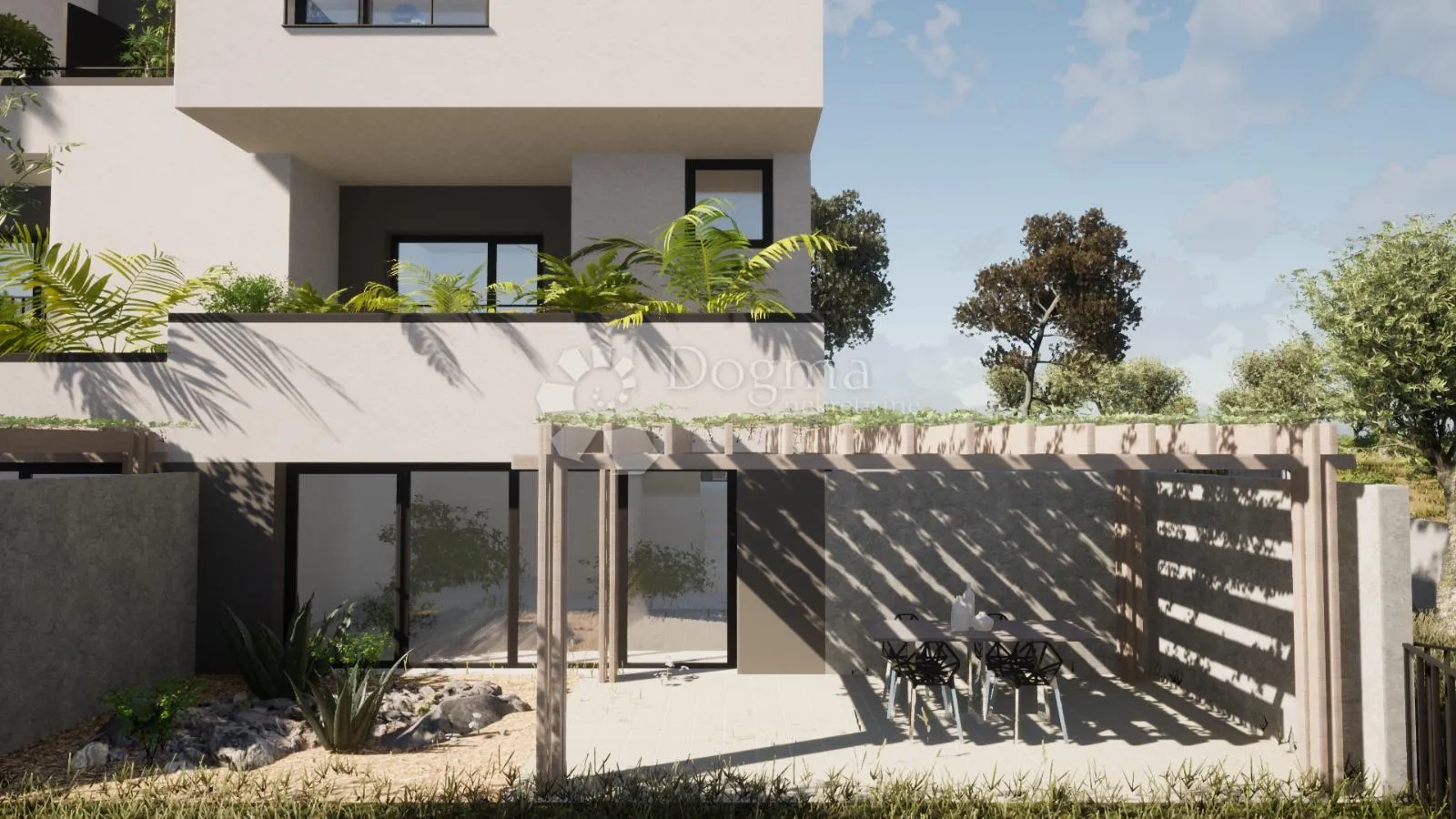 vodice - s5 dvoetažni penthouse na 1. i 2. katu s vrtom i krovnom terasom, 159,01 m2 netto - slika 12