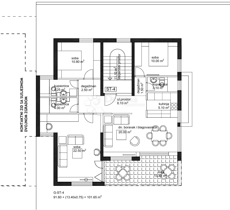 komforan trosoban stan -novogradnja zg st4 - slika 5