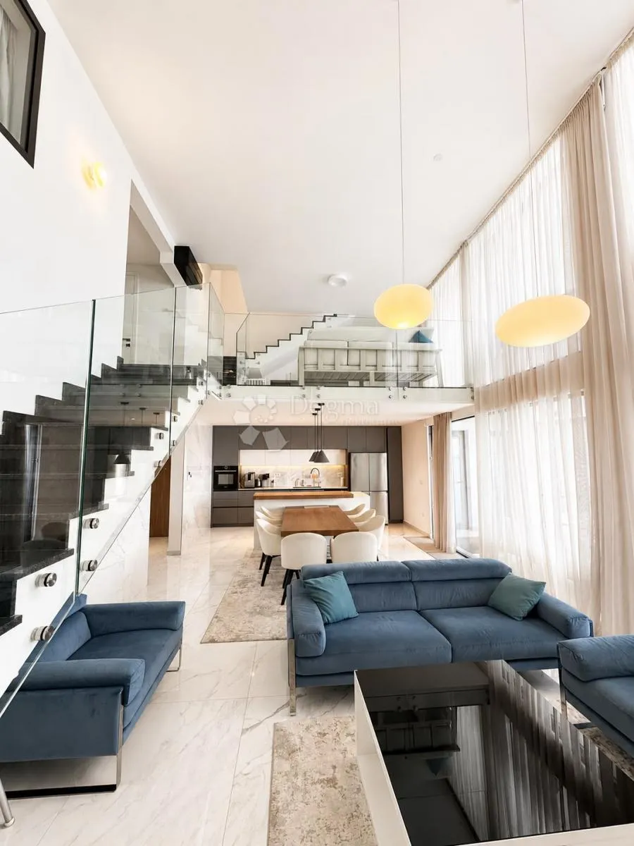bibinje - prestižni penthouse - 1.red do mora, 179,10 m2 - slika 14