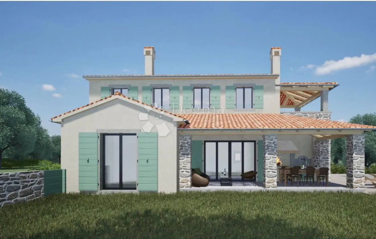 Novigrad-okolica -projekt kuće s bazenom