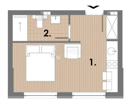 projekt jahorina - zgrada b stan 77 na 4. katu - slika 1