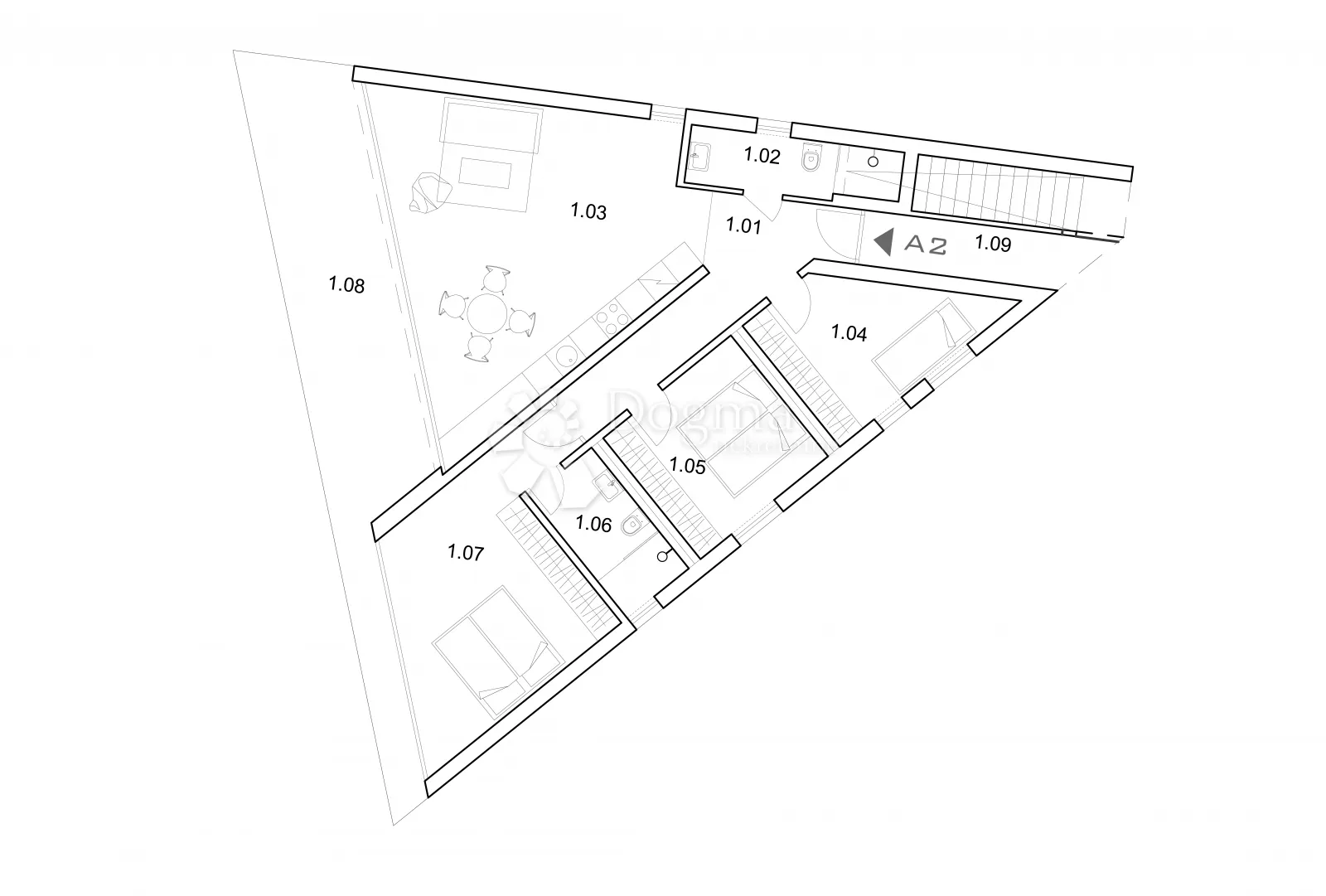 luksuzni apartman uz more a2 - slika 28