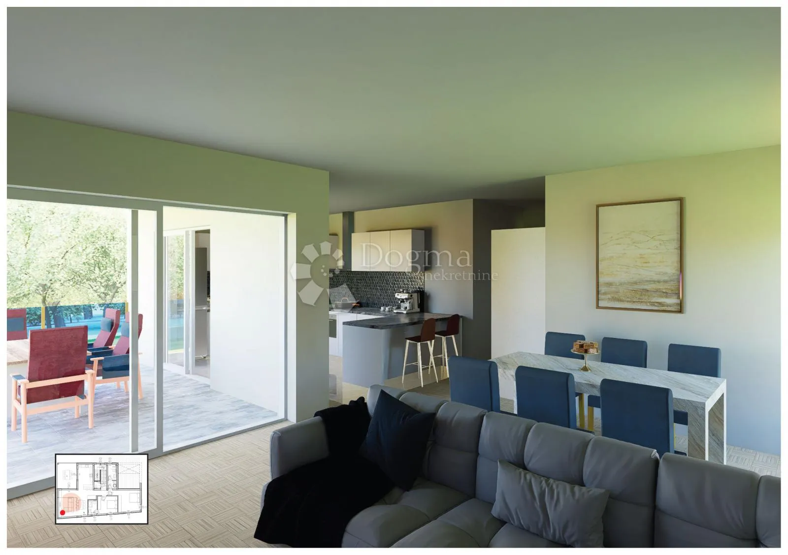 vodice – predivan dvosoban penthouse - slika 5