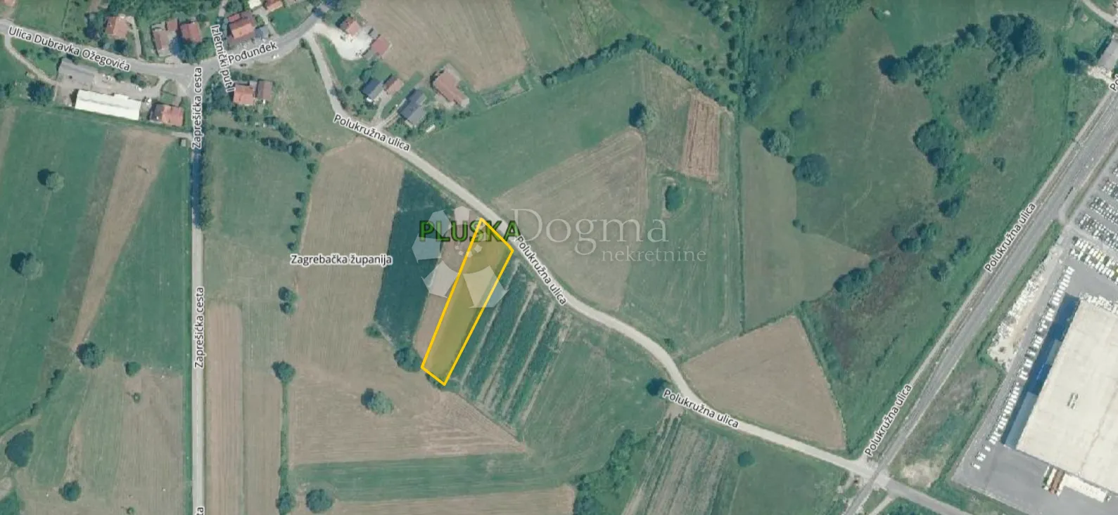 građevinsko zemljište – luka (blizina zaprešića i zagreba) – 2410 m² - slika 3