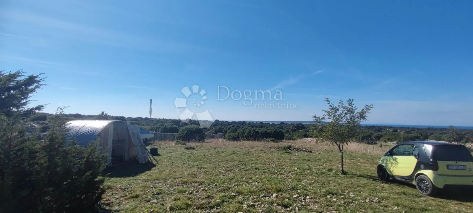 mandre, pag - poljoprivredno zemljište s pogledom na more - slika 2