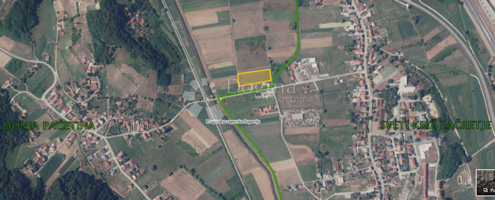 Građevinsko zemljište 4.794m² na najpoželjnijoj lokaciji Sv. Križ Začretja! - Sveti Križ Začretje