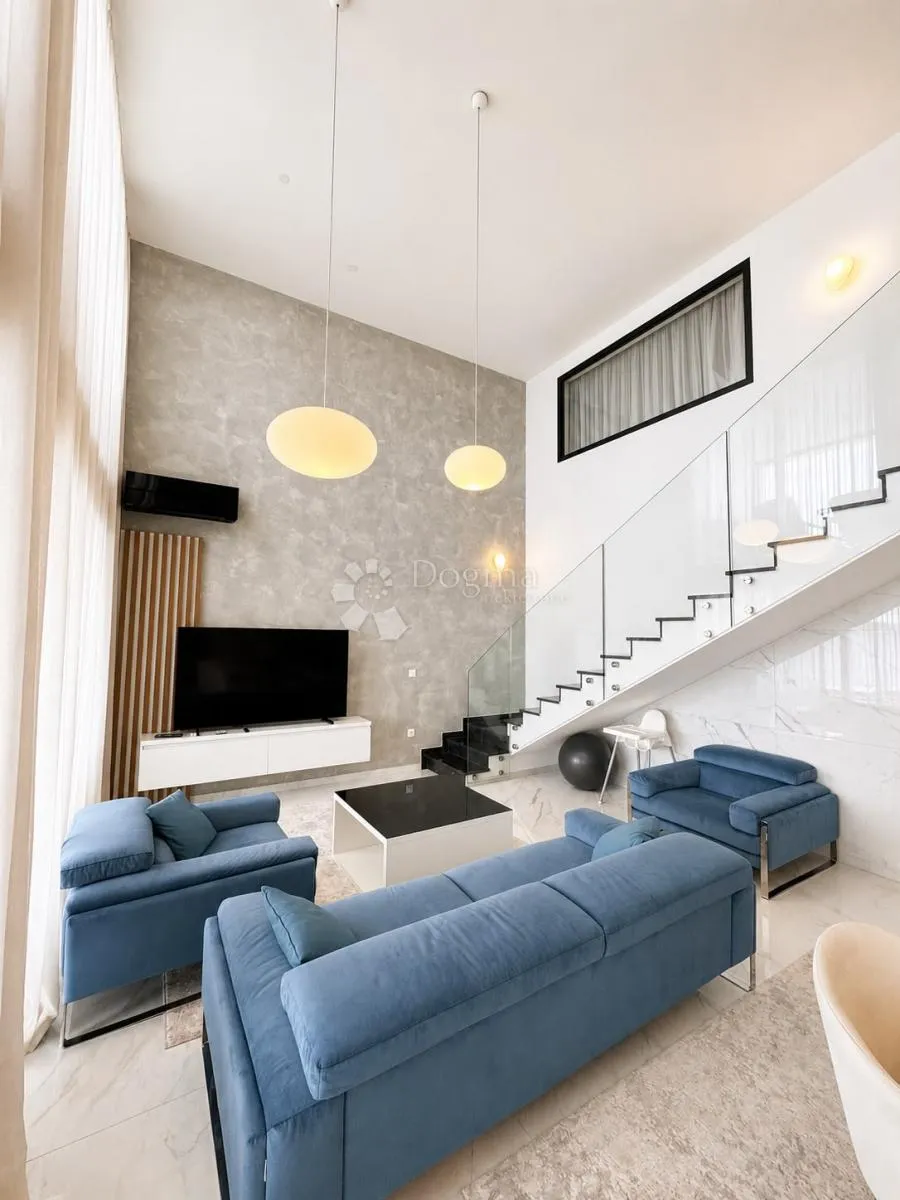 bibinje - prestižni penthouse - 1.red do mora, 179,10 m2 - slika 10