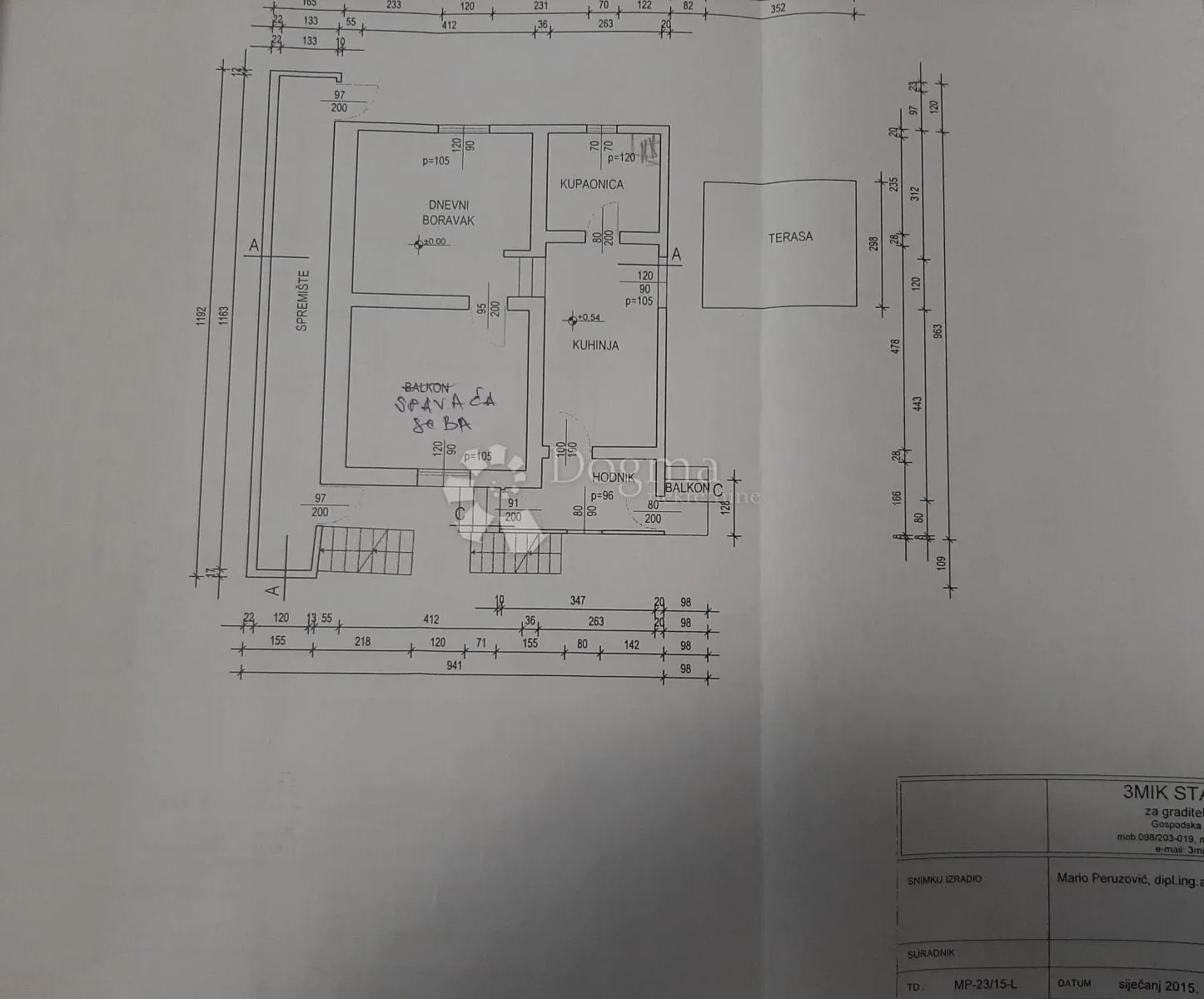 prilika: kuća s tri stana, novije gradnje, uredna dokumentacija - slika 29