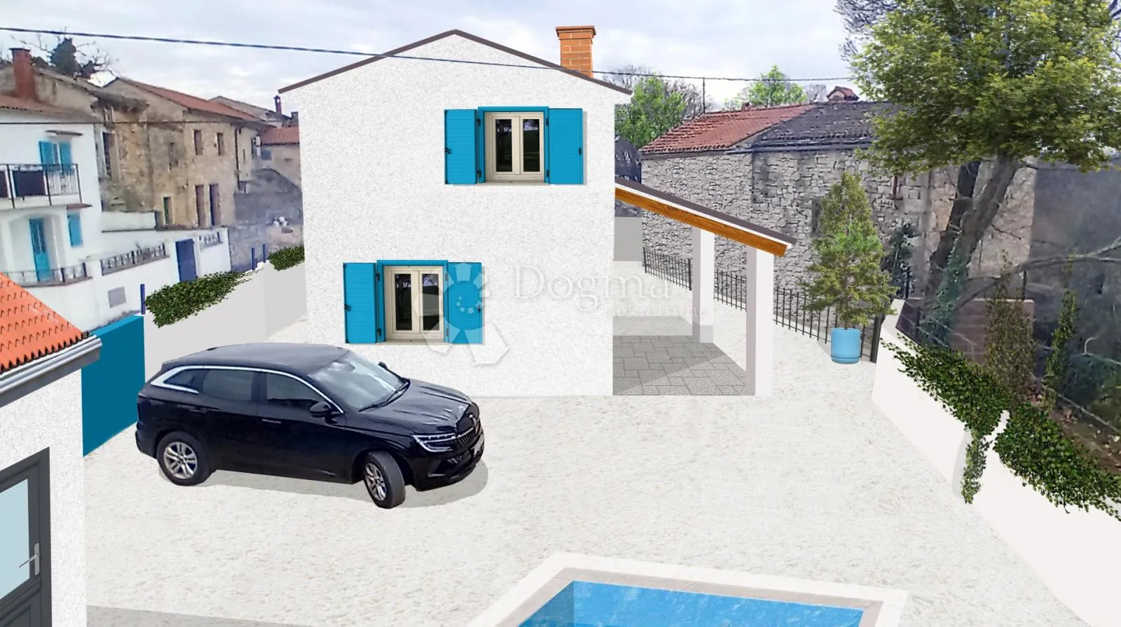 građevinsko s građevinskom dozvolom, okolica svetvinčenat - slika 2