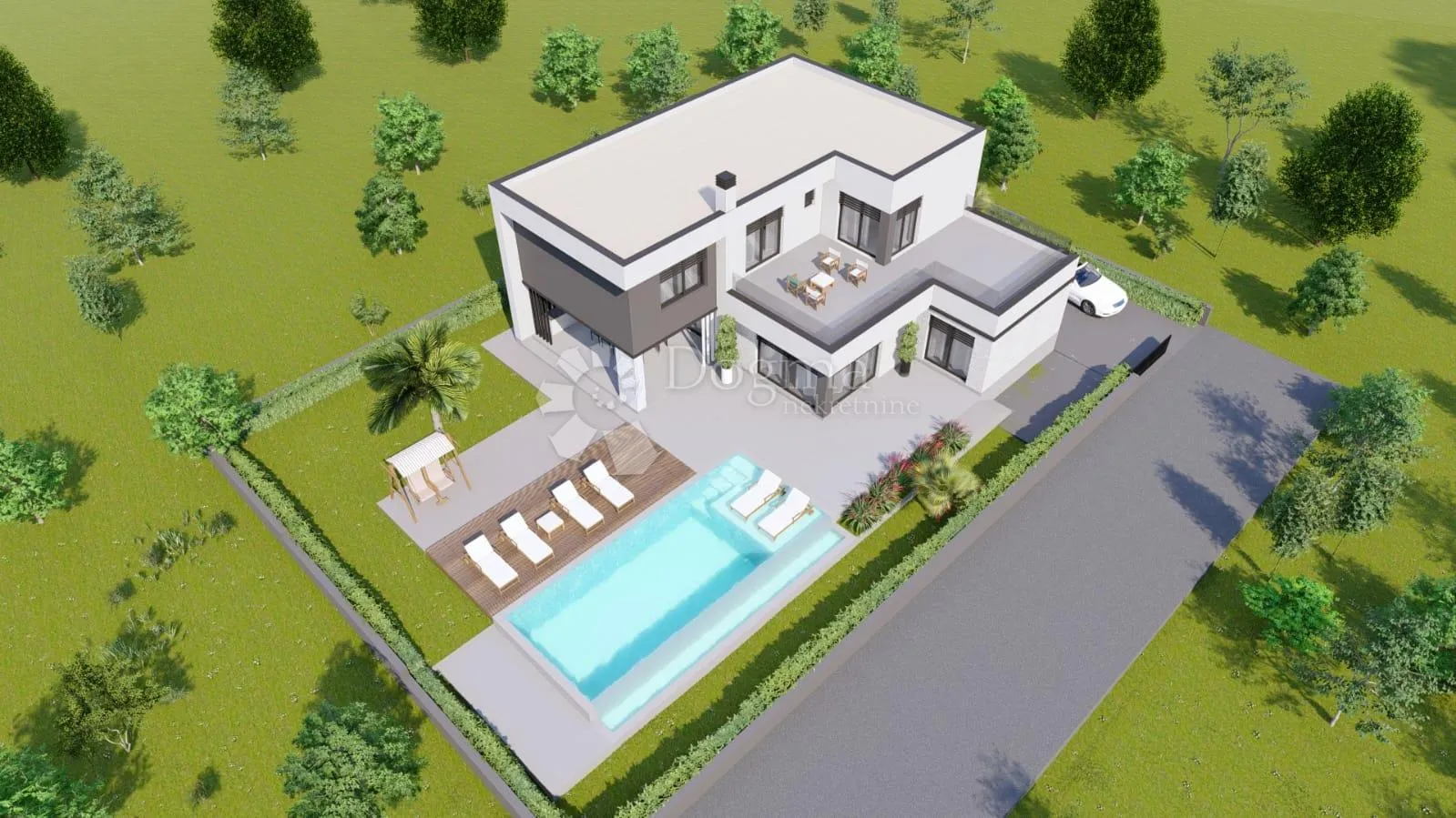 prilika! zemljište s građevinskom dozvolom, infrastruktura na parceli - slika 2