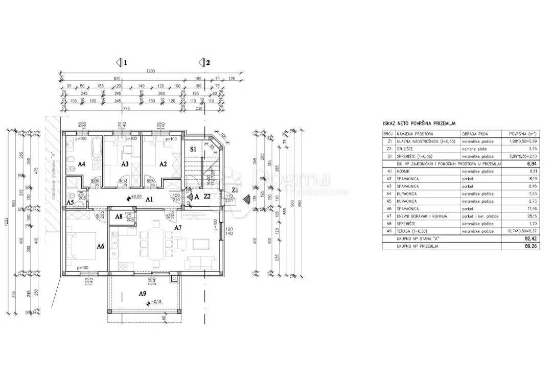 novogradnja loborika - 82.42 m2 - slika 13
