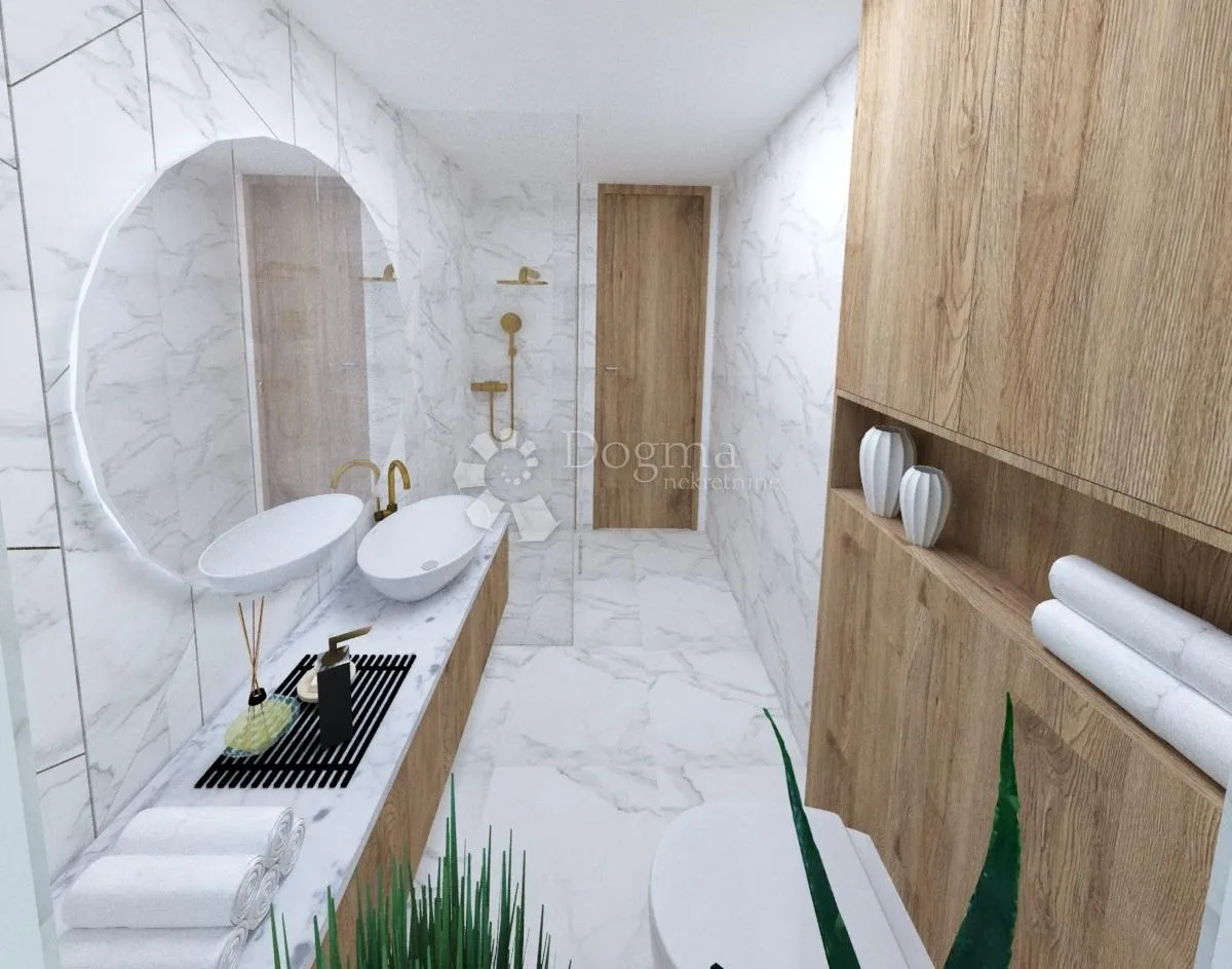 luksuzan stan, pogled more, terasa, jacuzzi, sauna, novogradnja, 2s+db - slika 16