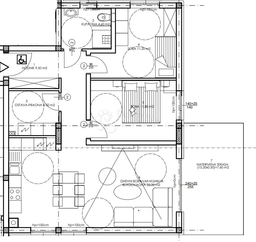 novogradnja veli vrh - 2. kat, 81 m2 (a23) - slika 2