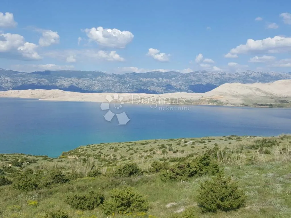 PAG, teren 3003 m², 150 metara od mora - Bošana, Pag