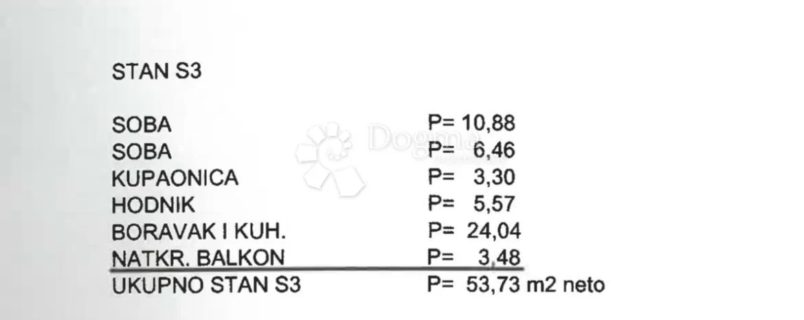 stan 53,73m2 novogradnja, povile, novi vinodolski - slika 16