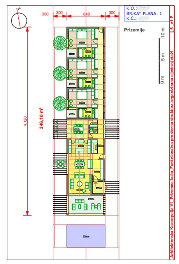 građevinska parcela s idejnim projektom u blizini labina - slika 6