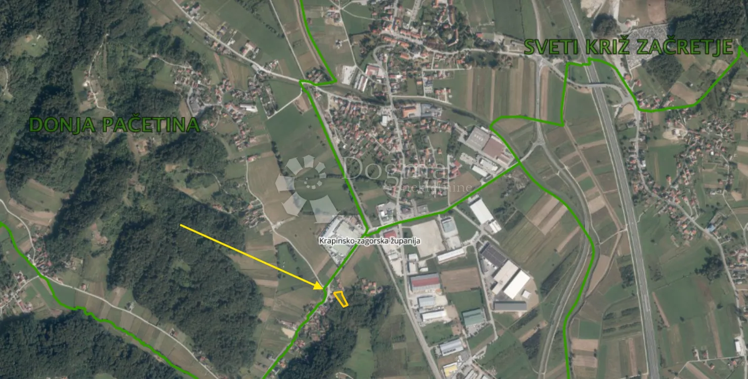 građevinsko zemljište 1.190m² nadomak sv. križa začretja! - slika 3