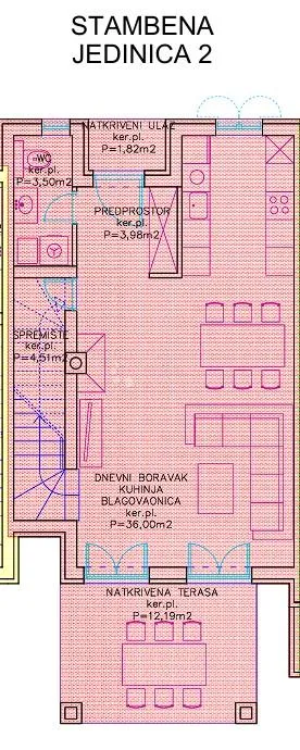 moderna kuća u nizu s 3 spavaće sobe, barban - slika 5