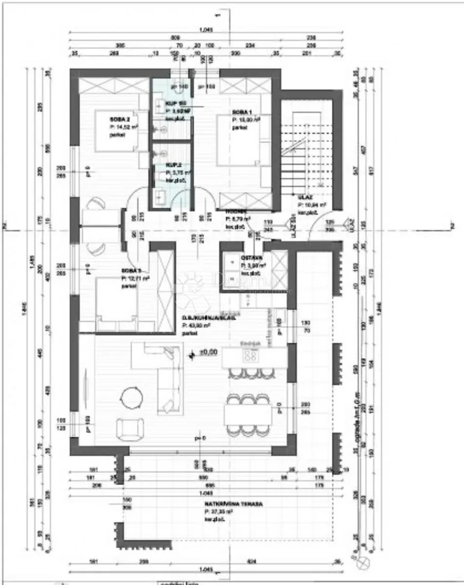 građevinsko zemljište sa pogledom na more, šmrika, 640m2 - slika 14