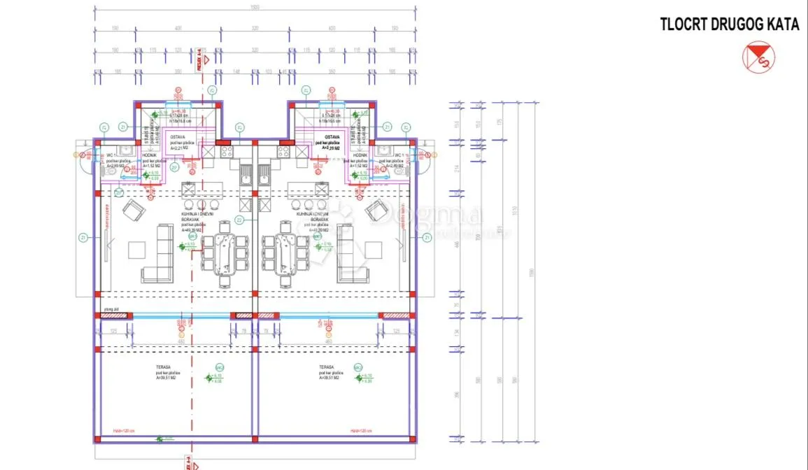 šibenik, luksuzni dvoetažni stan u novogradnji s4, 166 m2 - slika 19