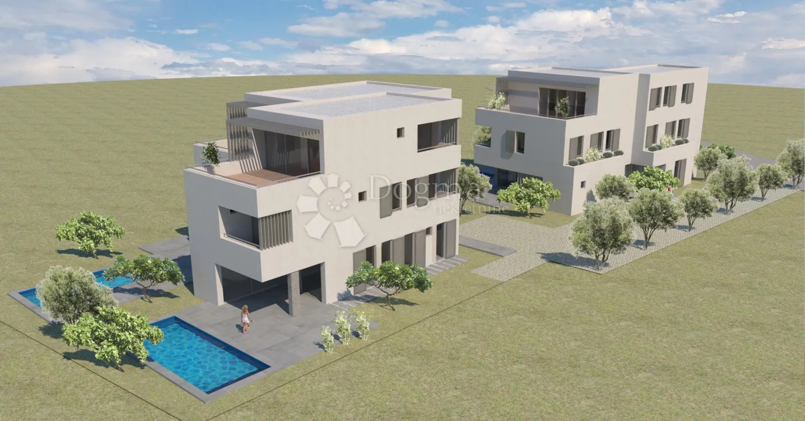villa novogradnja u blizini mora , duplex - slika 4