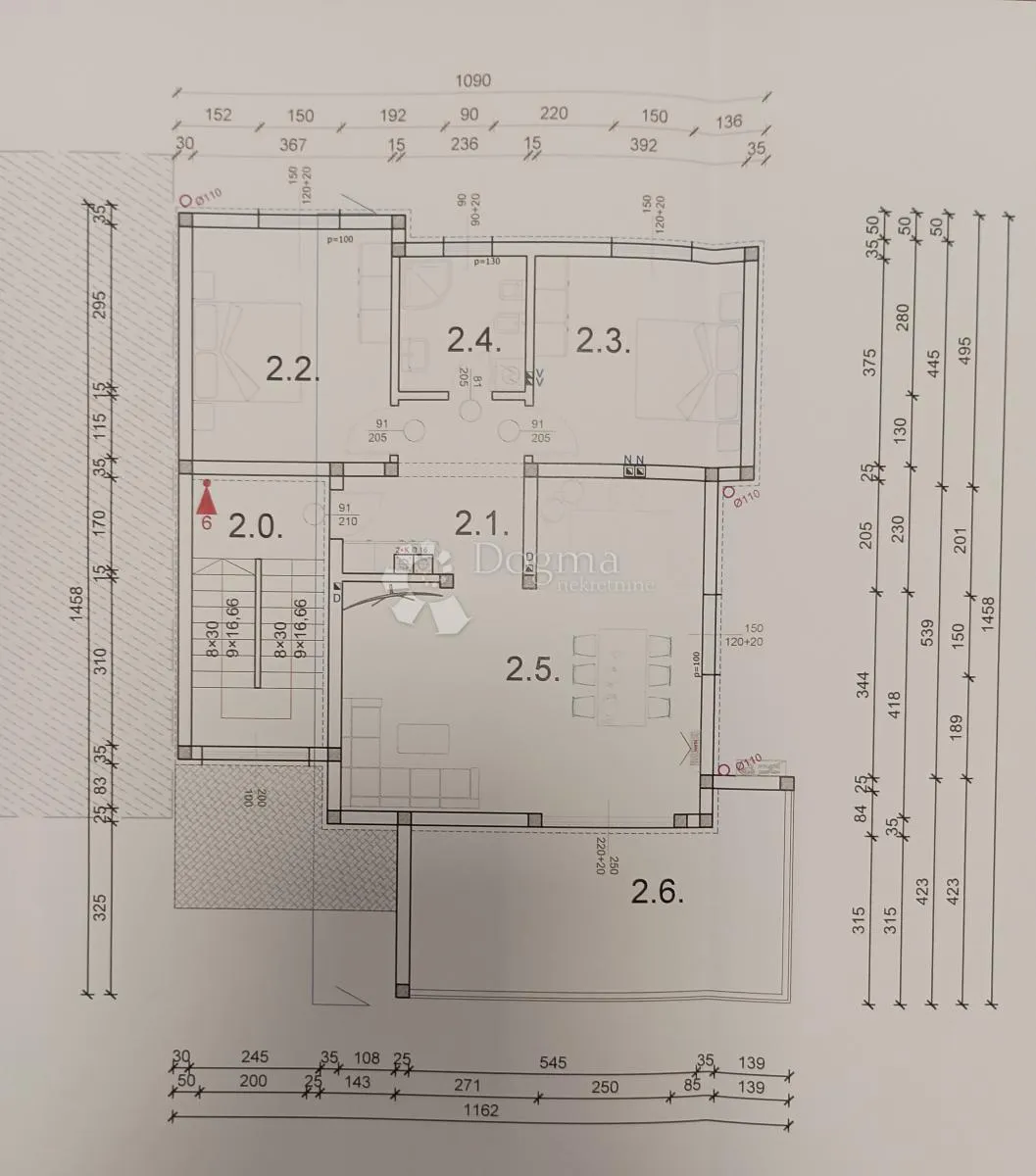 luksuzna novogradnja barbariga 350m od mora - 102 m2, 2s+db - slika 2