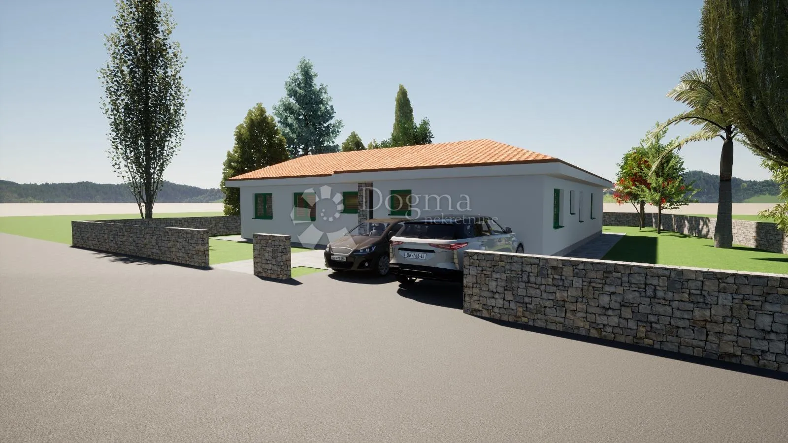 žminj. građevinsko zemljište sa projektom i građevinskom dozvolom - slika 7