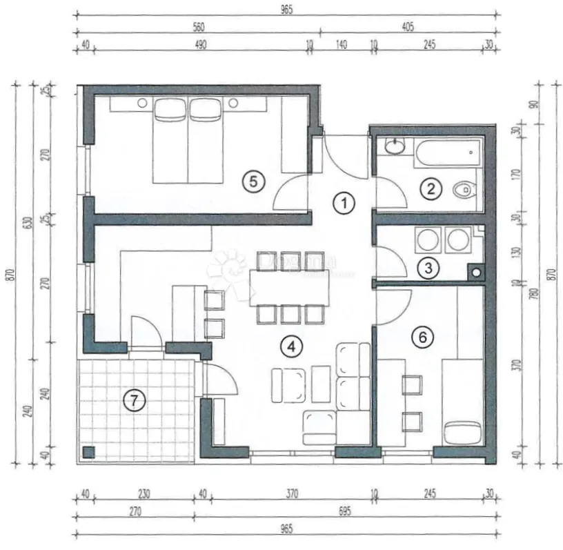 pretprodaja stanova – moderan obiteljski stan u novogradnji, varaždin | 58,75 m² + loggia - slika 8