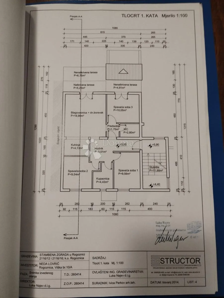 rogoznica - apartmanska kuća sa spektakularnim pogledom - slika 21