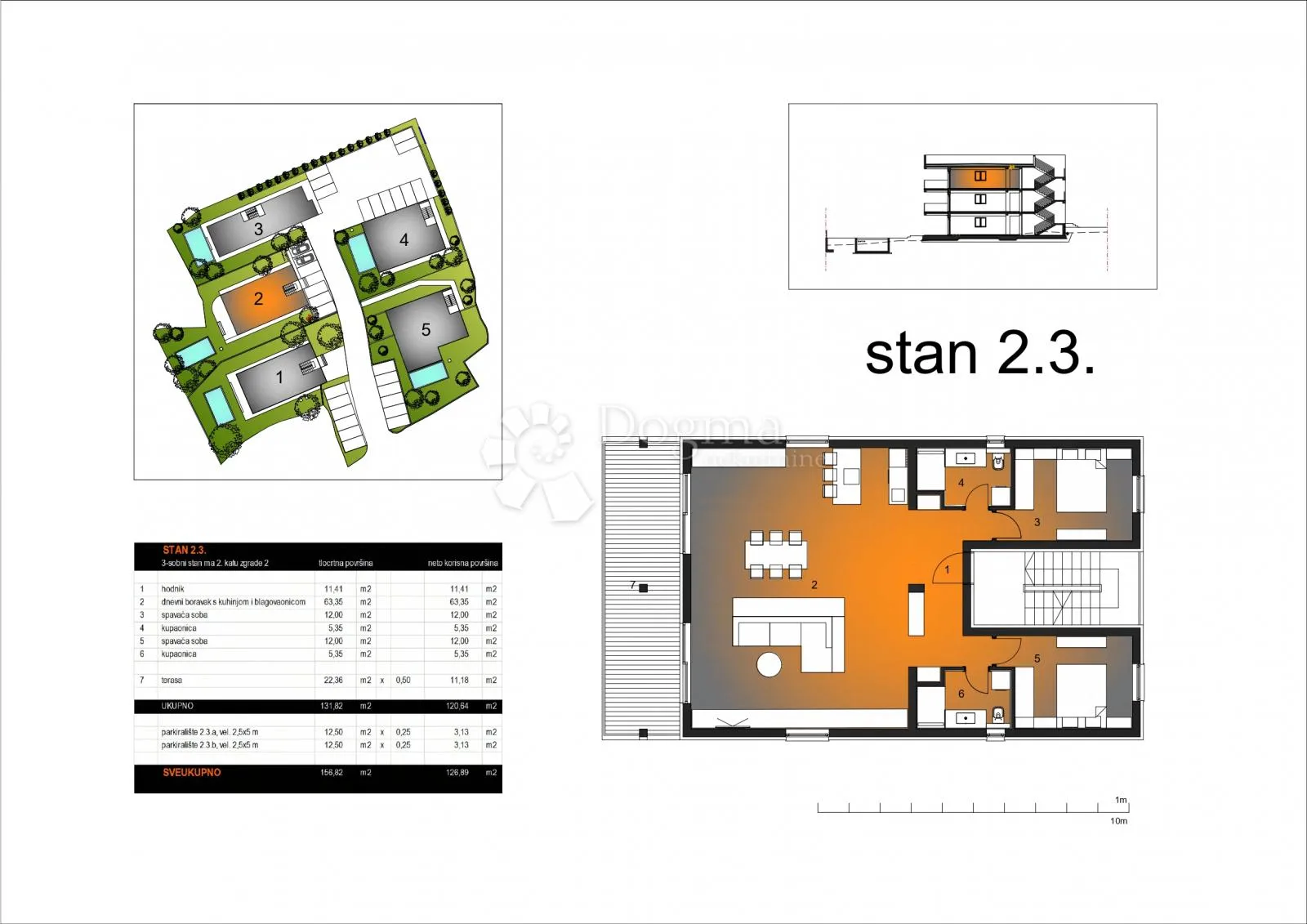 apartman na čiovu, novogradnja - slika 14