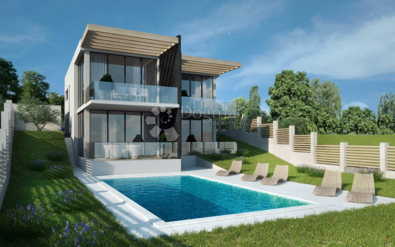 Građevinsko zemljište s projektom i prekrasnim pogledom – 100 m od Prokljanskog jezera - Raslina, Šibenik