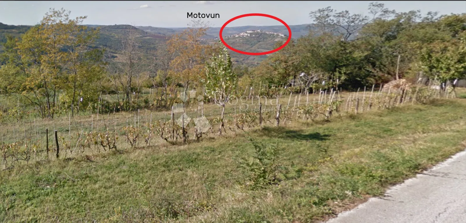 pogled na motovun, građevinsko - slika 1