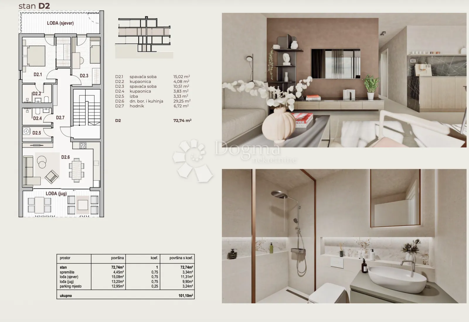 view residences b-2 30m od mora - slika 17