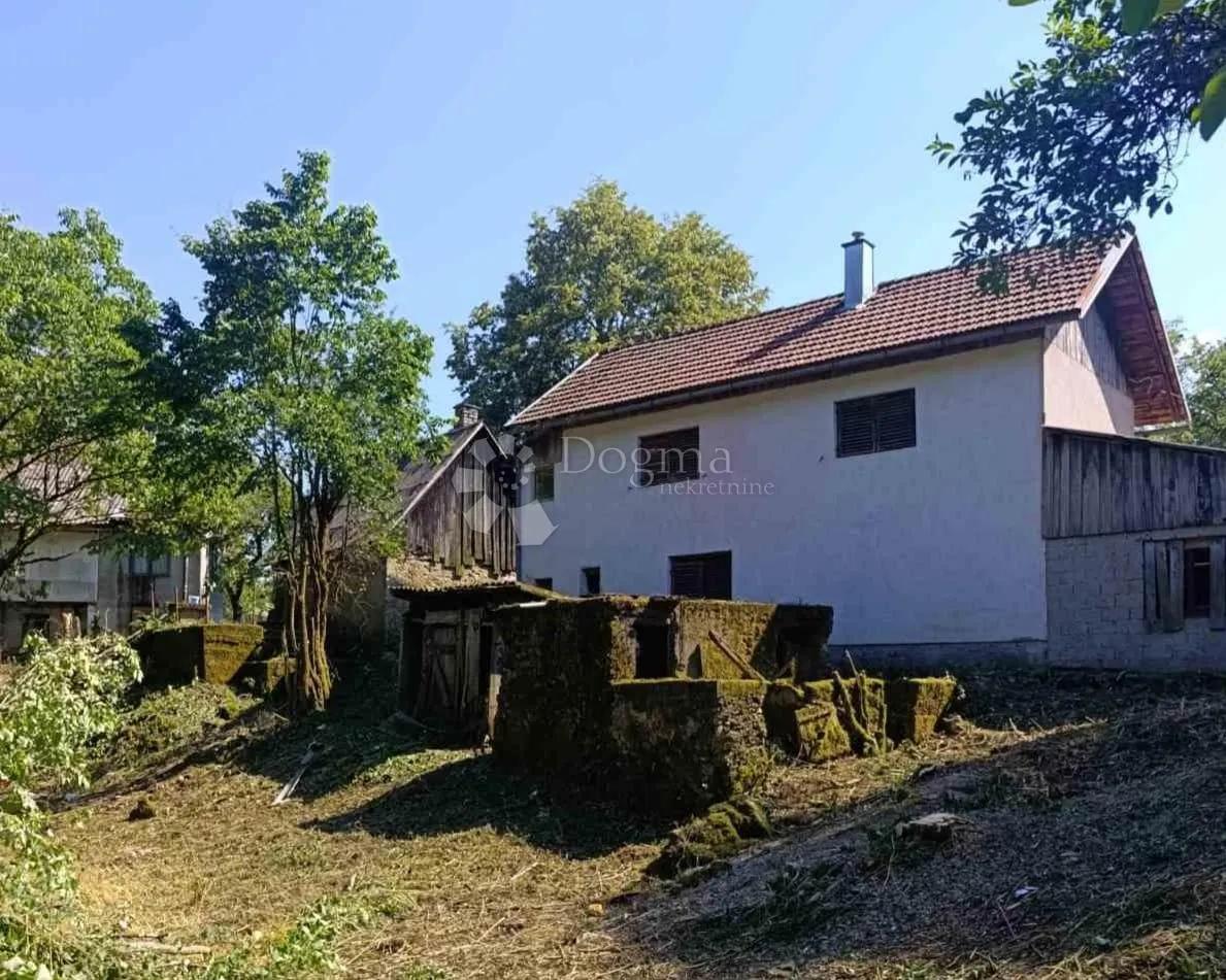 dvije kuće na zemljištu 5000 m2 u drežnici - slika 1