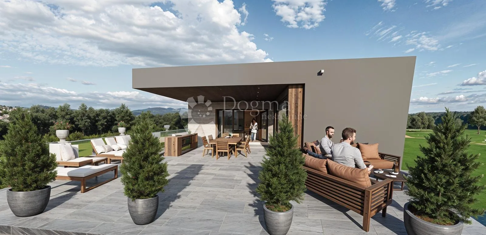 penthouse s pogledom i velikom terasom – štinjan - slika 2