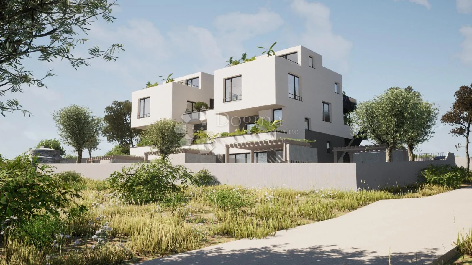vodice - s5 dvoetažni penthouse na 1. i 2. katu s vrtom i krovnom terasom, 159,01 m2 netto - slika 4
