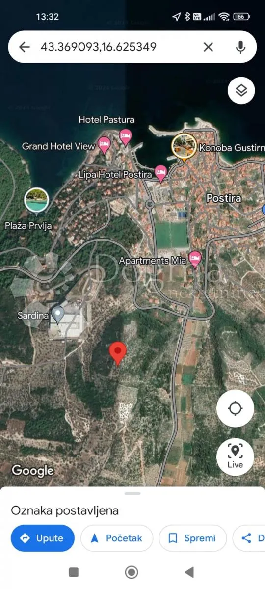 poljoprivredno zemljište postira 1300m2 - slika 3