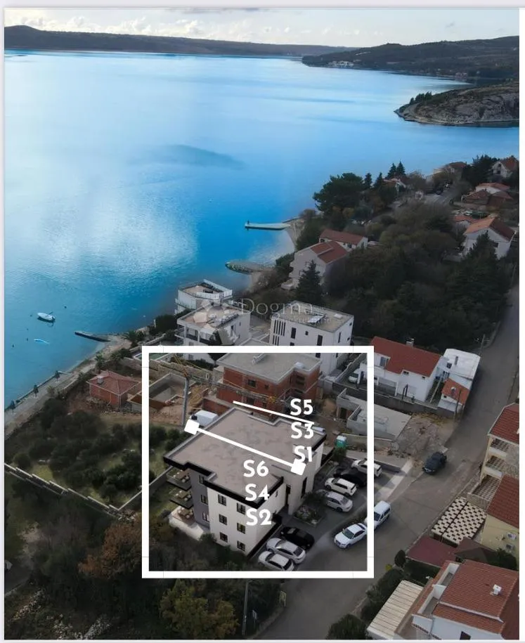 penthouse 20m od mora, maslenica - slika 21
