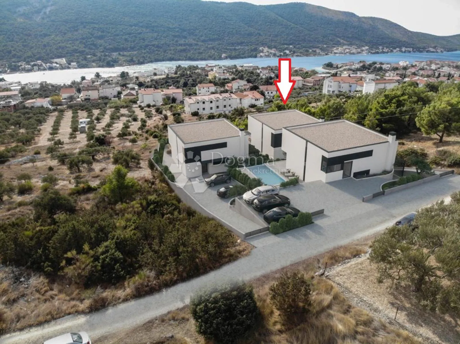 moderna vila u grebaštici s pogledom na more – započeta gradnja, bazen, mirna lokacija - slika 5
