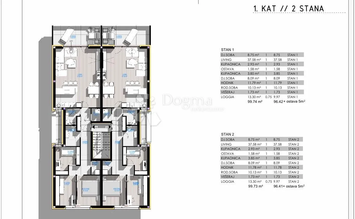 smart home luksuz s 3 spavaće sobe i 2 parkinga - slika 4