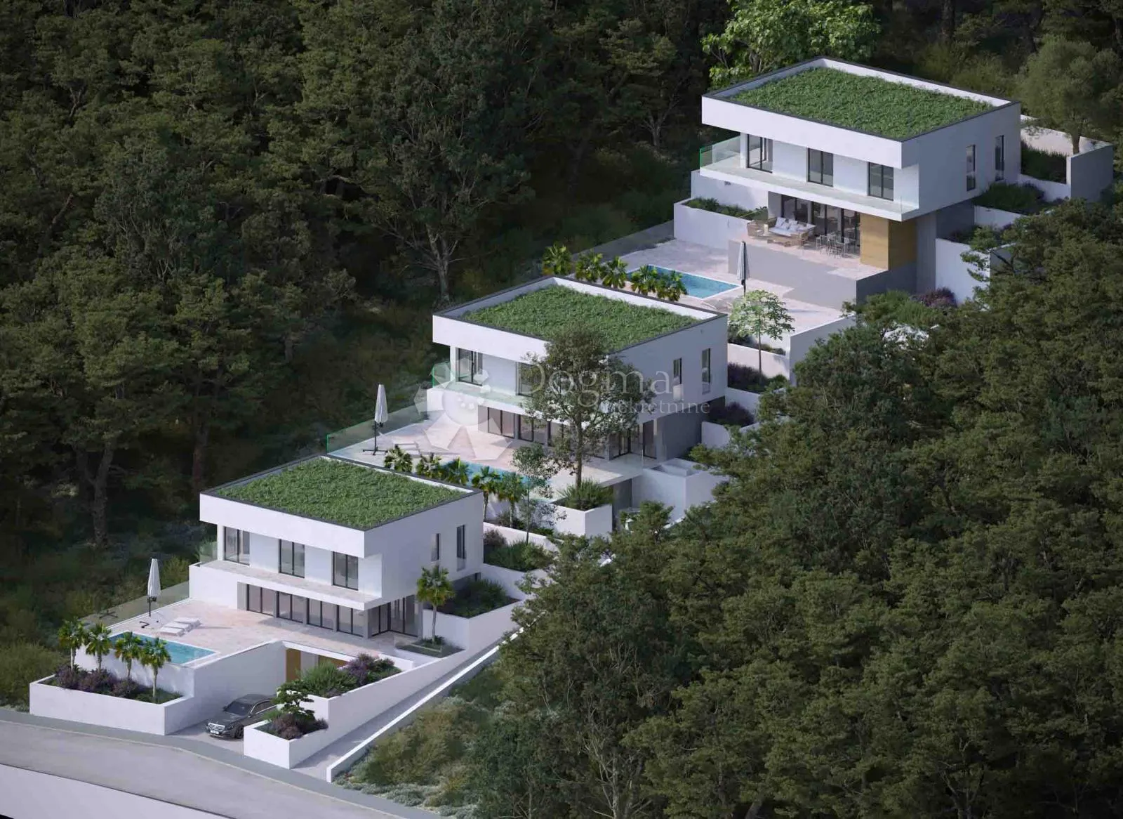 građevinsko zemljište s projektom vile i bazenom – novigrad - slika 6